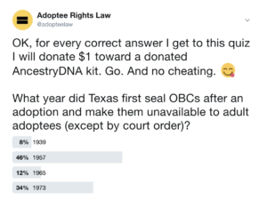 Twitter Poll on Texas OBC