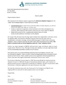 AAC Letter Endorsing HB2725