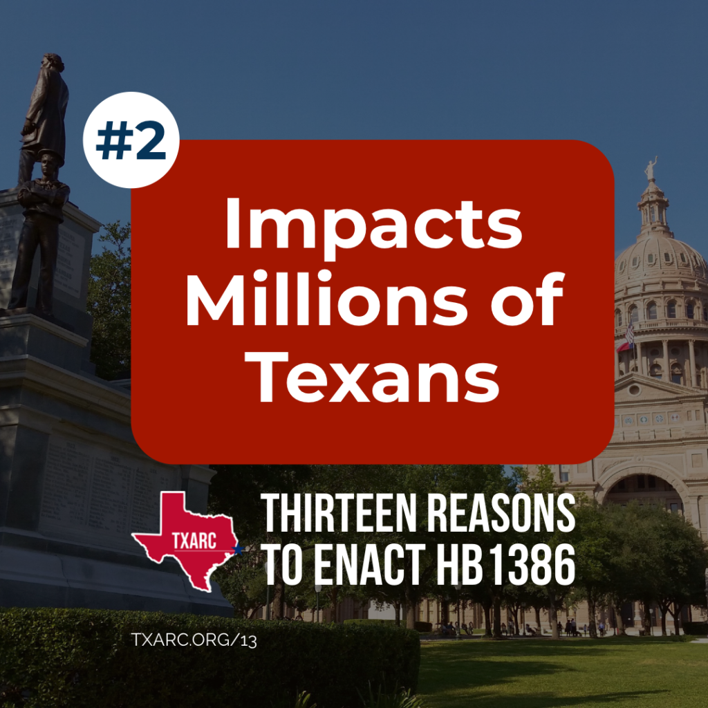Texas HB1386 Impacts Millions of Texans